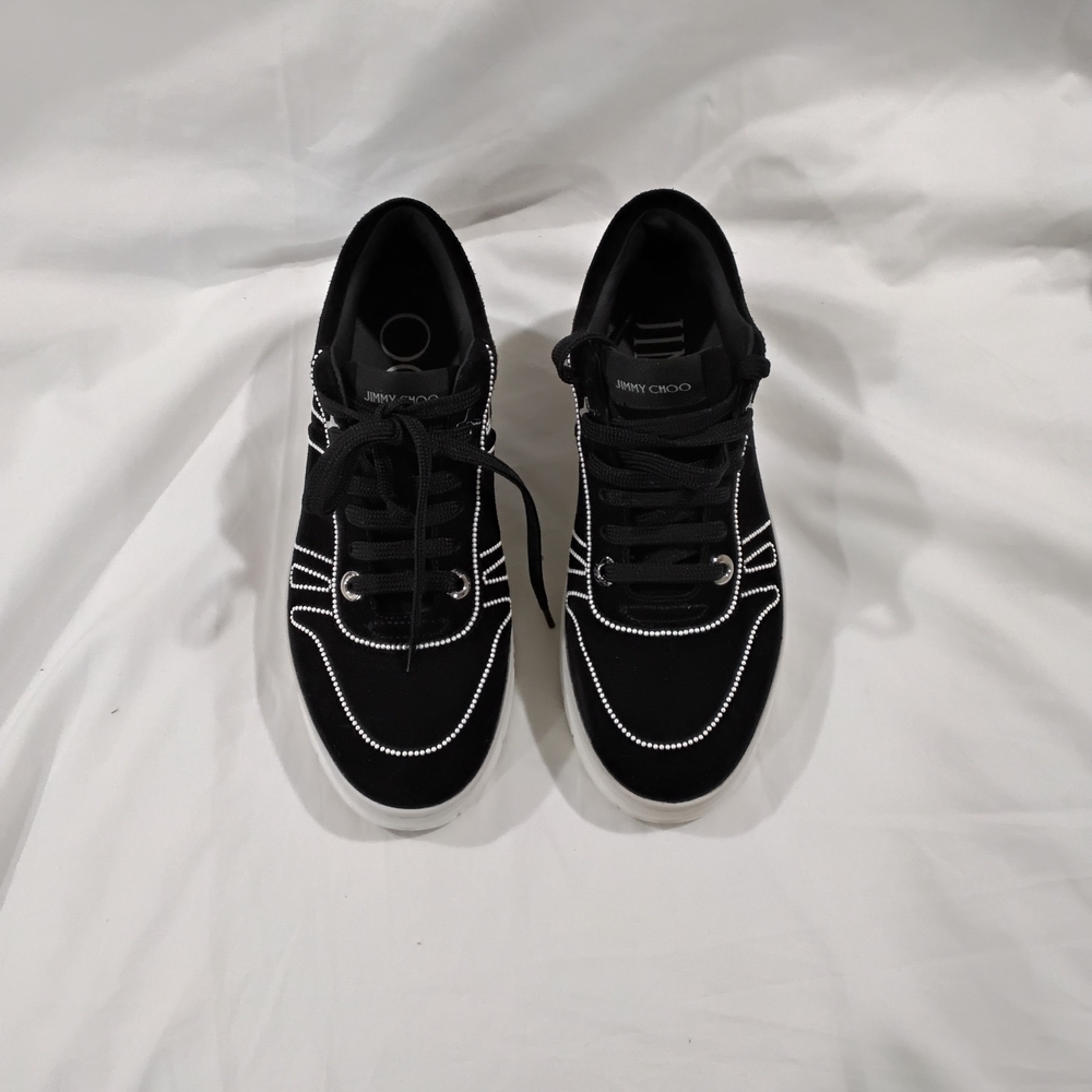 Jimmy Choo Men Black Men's Sneakers Size 38